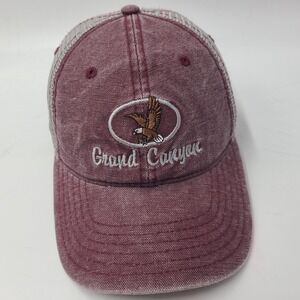 Grand Canyon Hat Snapback Trucker Mesh Red Gray Bald Eagle Arizona Outdoors Wear